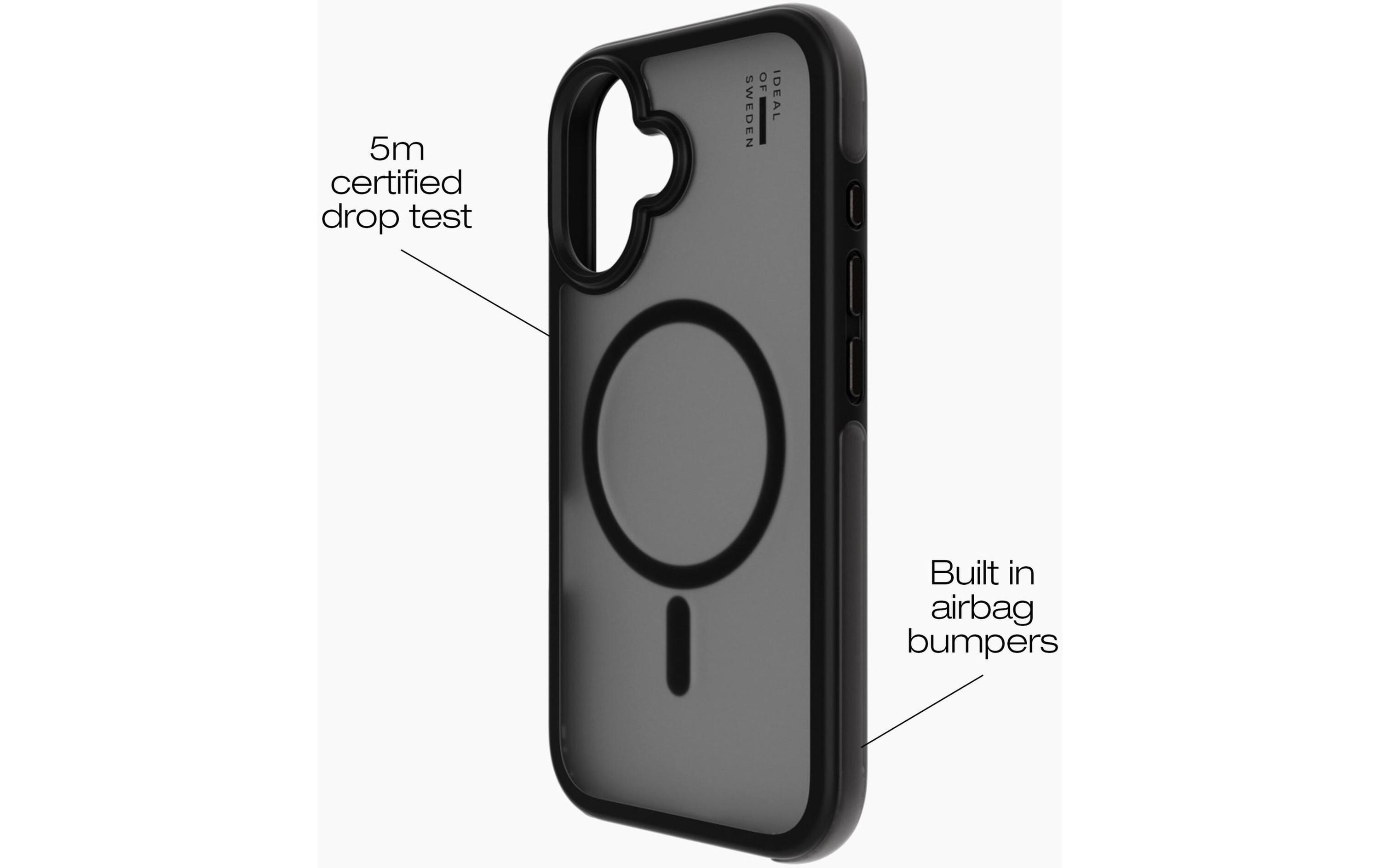 Back Cover iPhone 16 SchwarzBackcover für das Apple iPhone 16