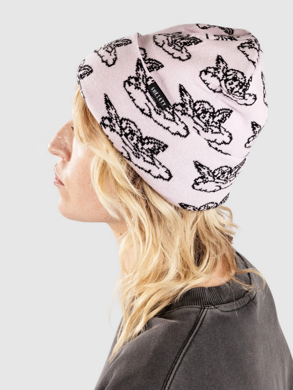 Sheisty Cherub Beanie pink