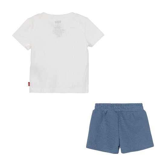 Ensemble t-shirt + short tricot   Bleu        12 mois   de               Levi's Kids