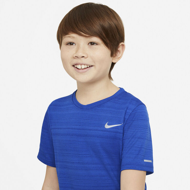 Nike Dri Fit Miler Traenings T Shirt Blå