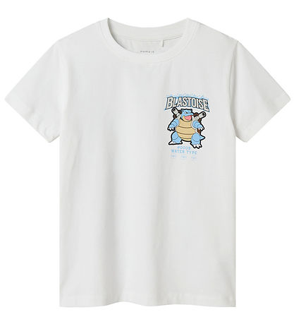 Name It T-Shirt - NkmJatin Pokémon - Bright White m. Print