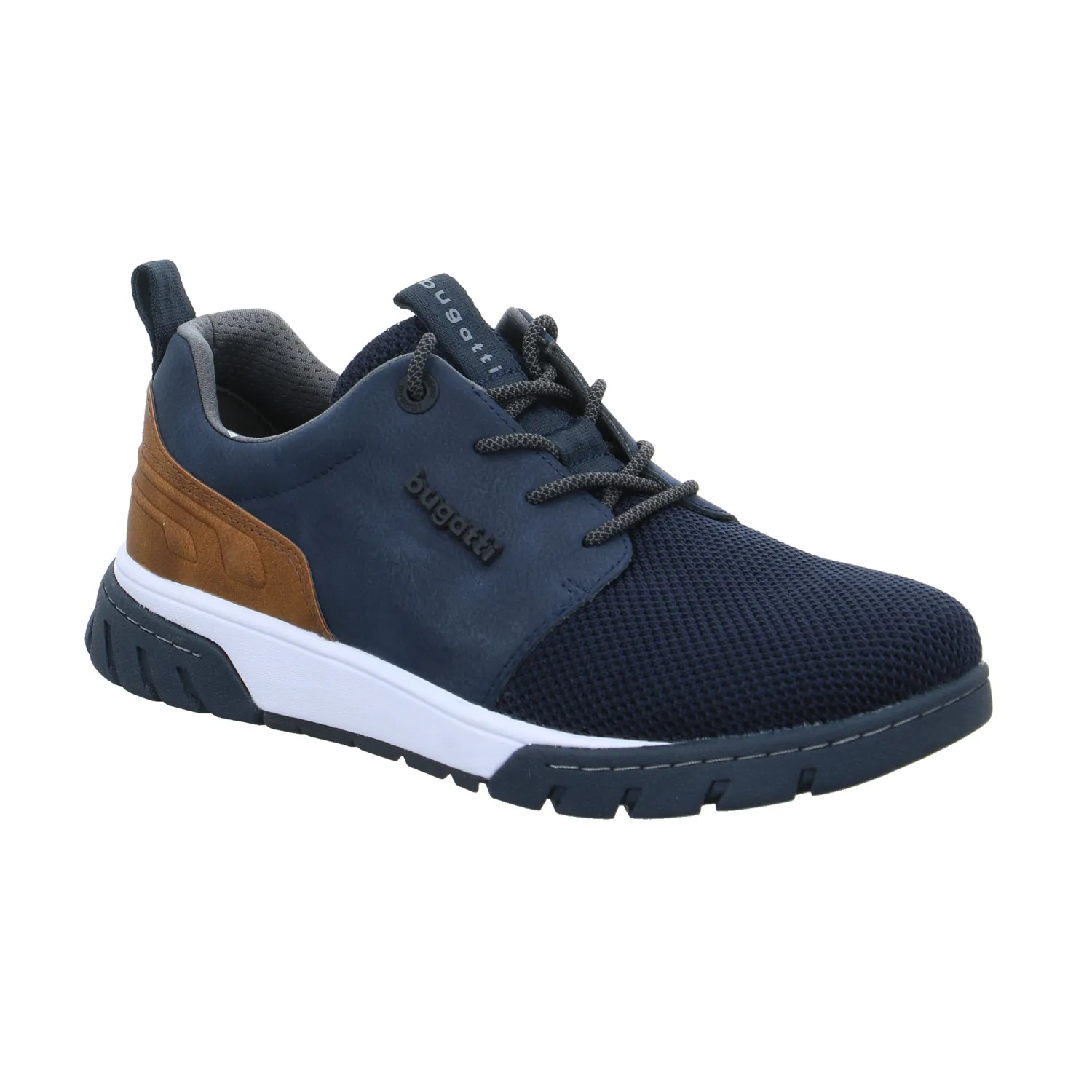 BUGATTI SHOES Halbschuhe Sneaker Stoff Blau Textil