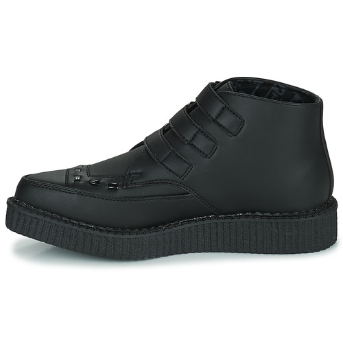 TUK - POINTED CREEPER 3 BUCKLE BOOT - Noir