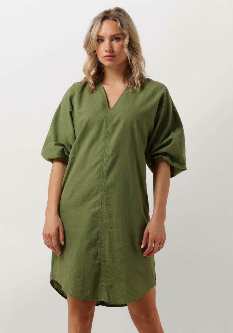 PENN & INK groene penn & ink mini jurk dress