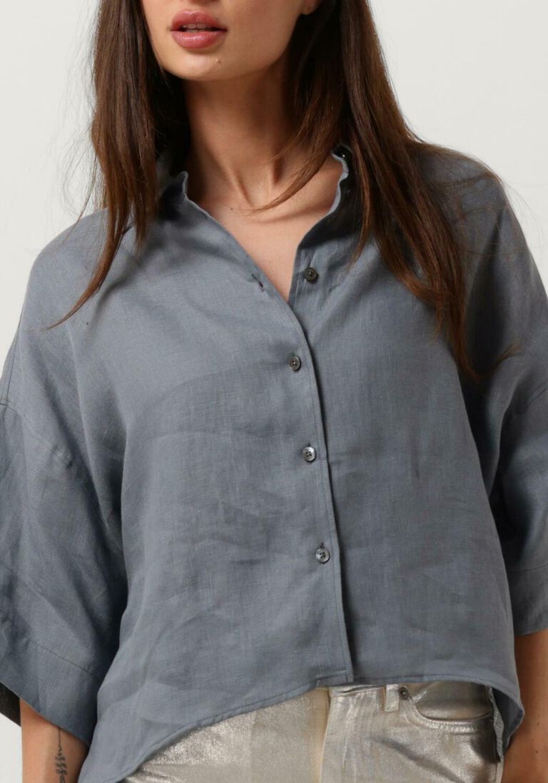 DRYKORN blauwe drykorn blouse yarika
