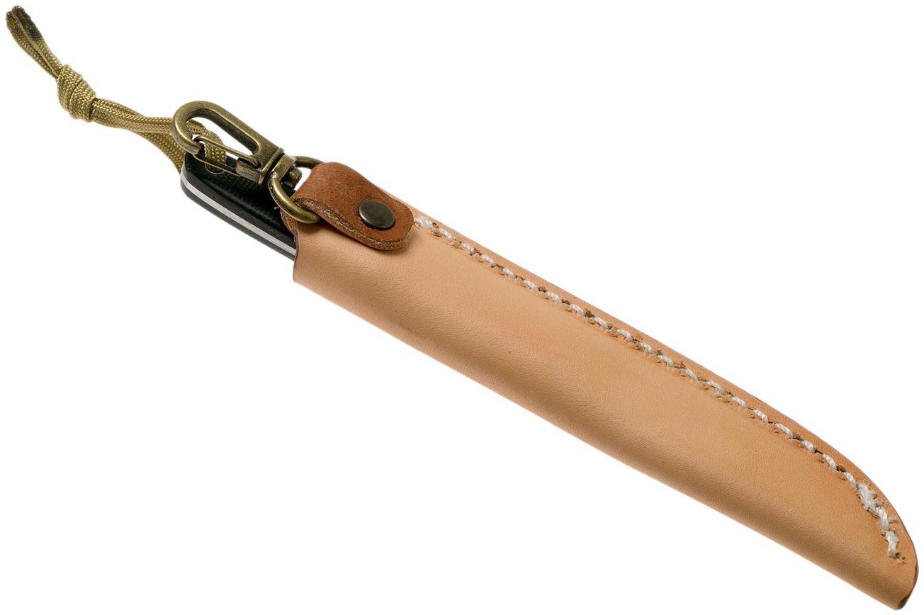 Ohta OFB SS 75 Black Canvas Micarta vaststaand mes