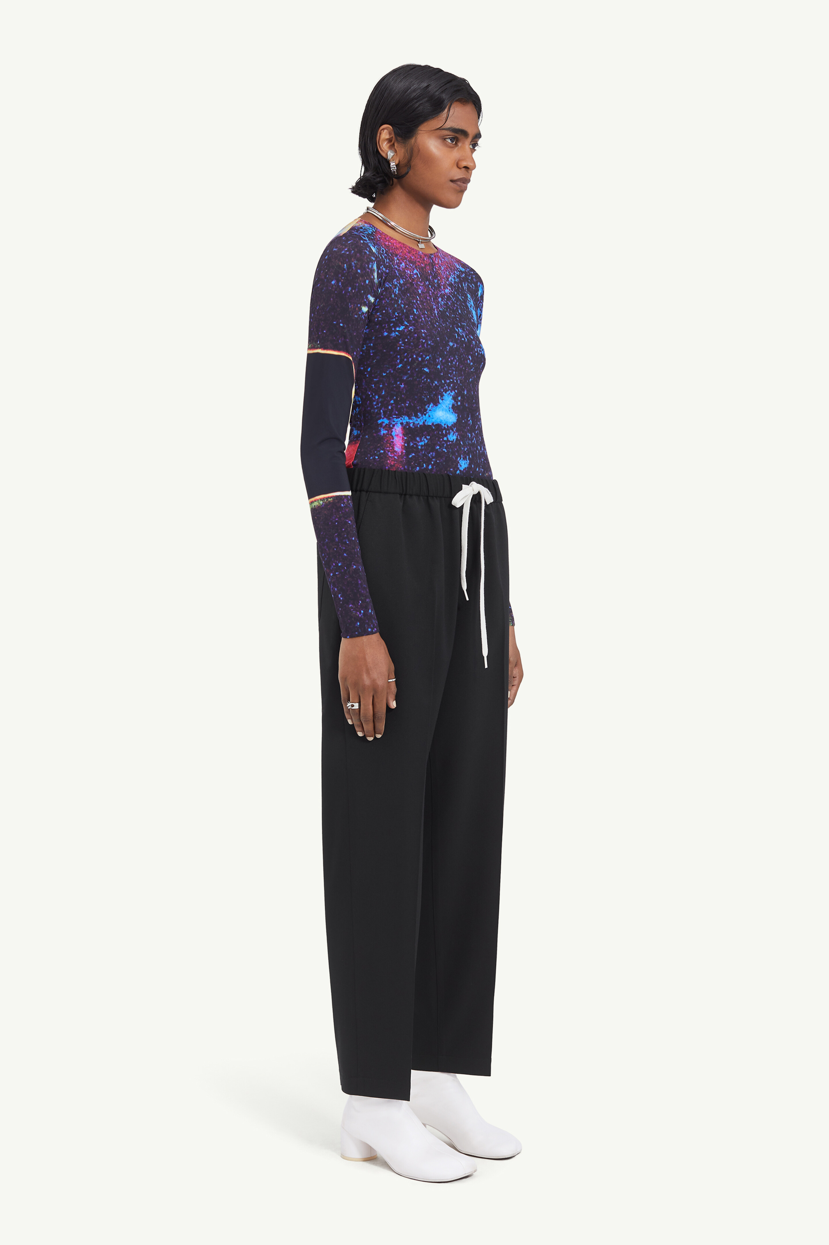 Pantalon de tailleur cordon | femme