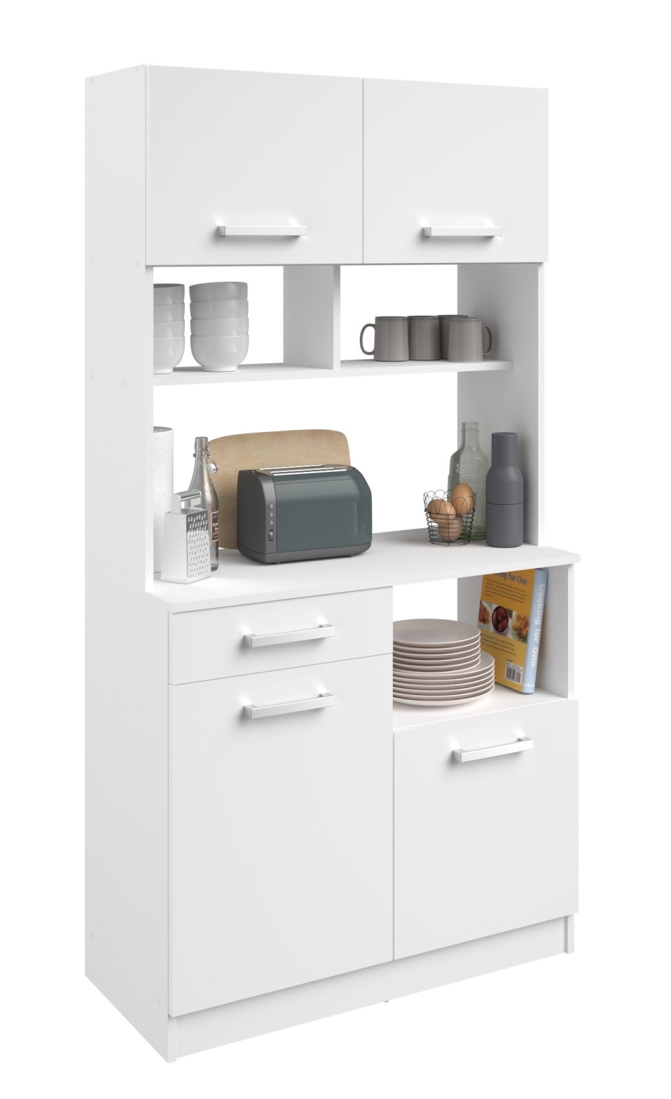 Buffetschrank UNO 11 - weiß - 90 cm breit