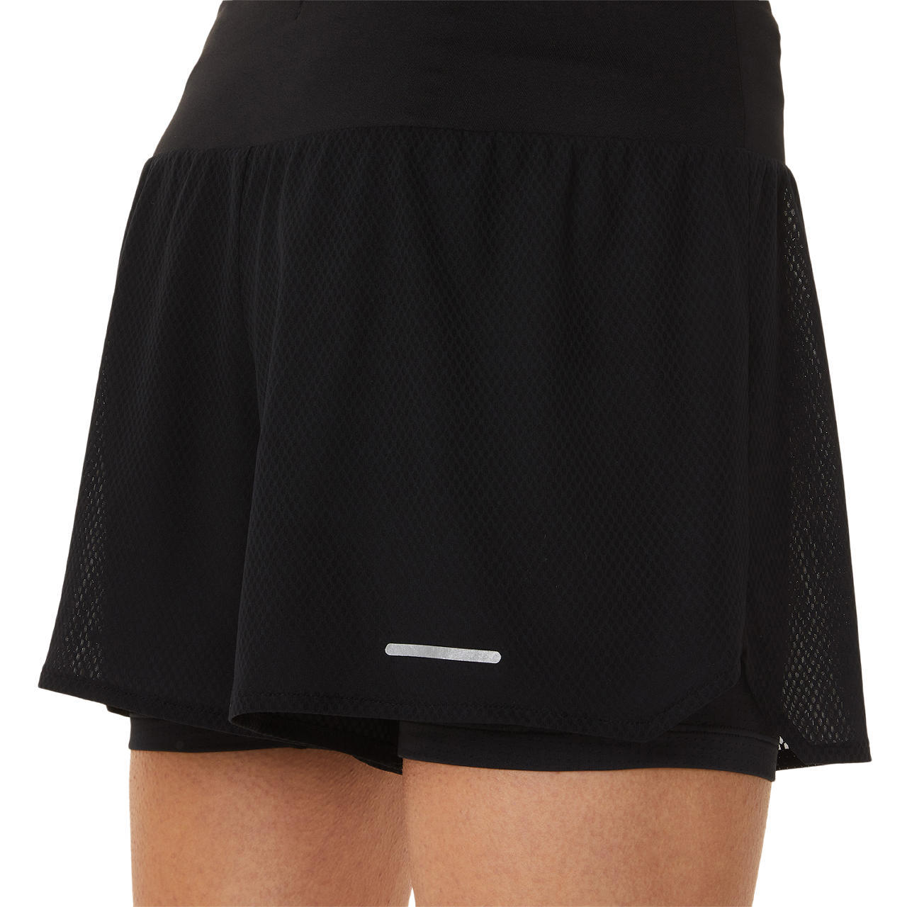 ASICS Ventilate 2-N-1 3.5IN Hardloopbroek Kort Zwart Dames