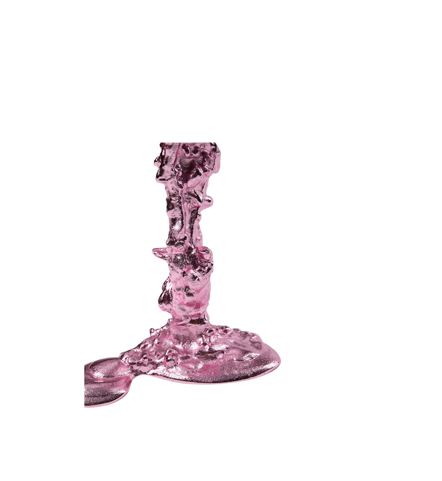 POLSPOTTEN  Drip lysestage, L - pink