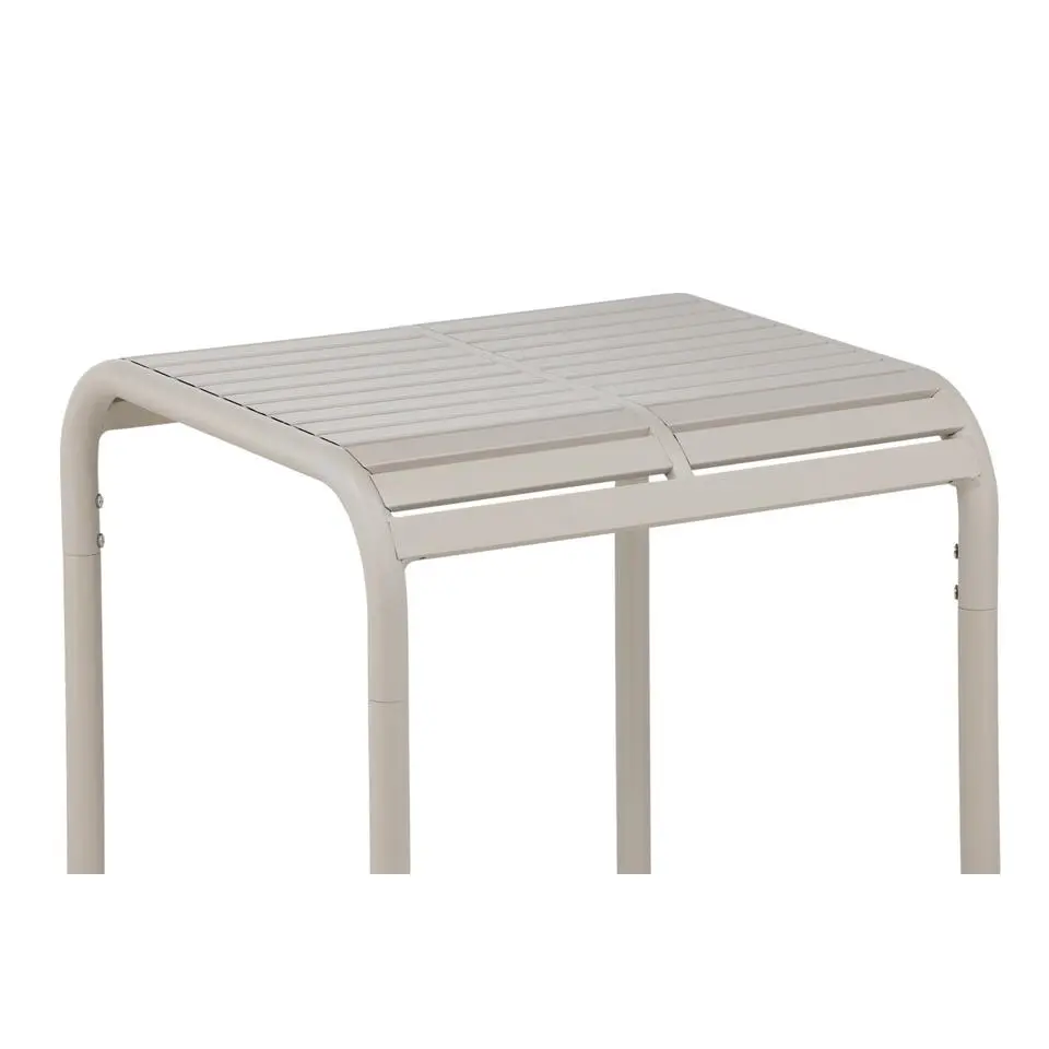 Bistrotafel Beige Metaal - 70x70x75cm - Borneo