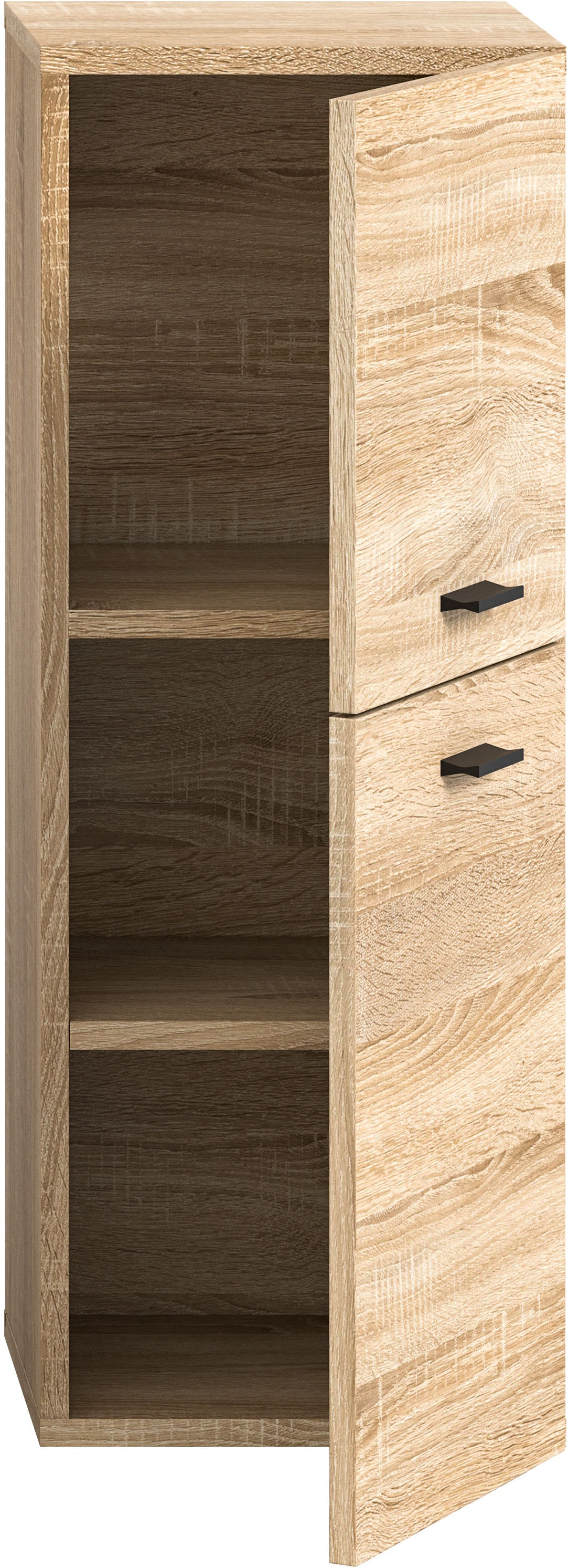 welltime Midischrank »Tampa, Höhe 80cm, hängend oder stehend montierbar« Badschrank, Bad-Möbel, Badezimmer