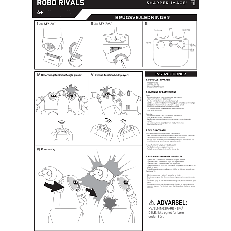 Sharper Image fjernstyret Robo Rage