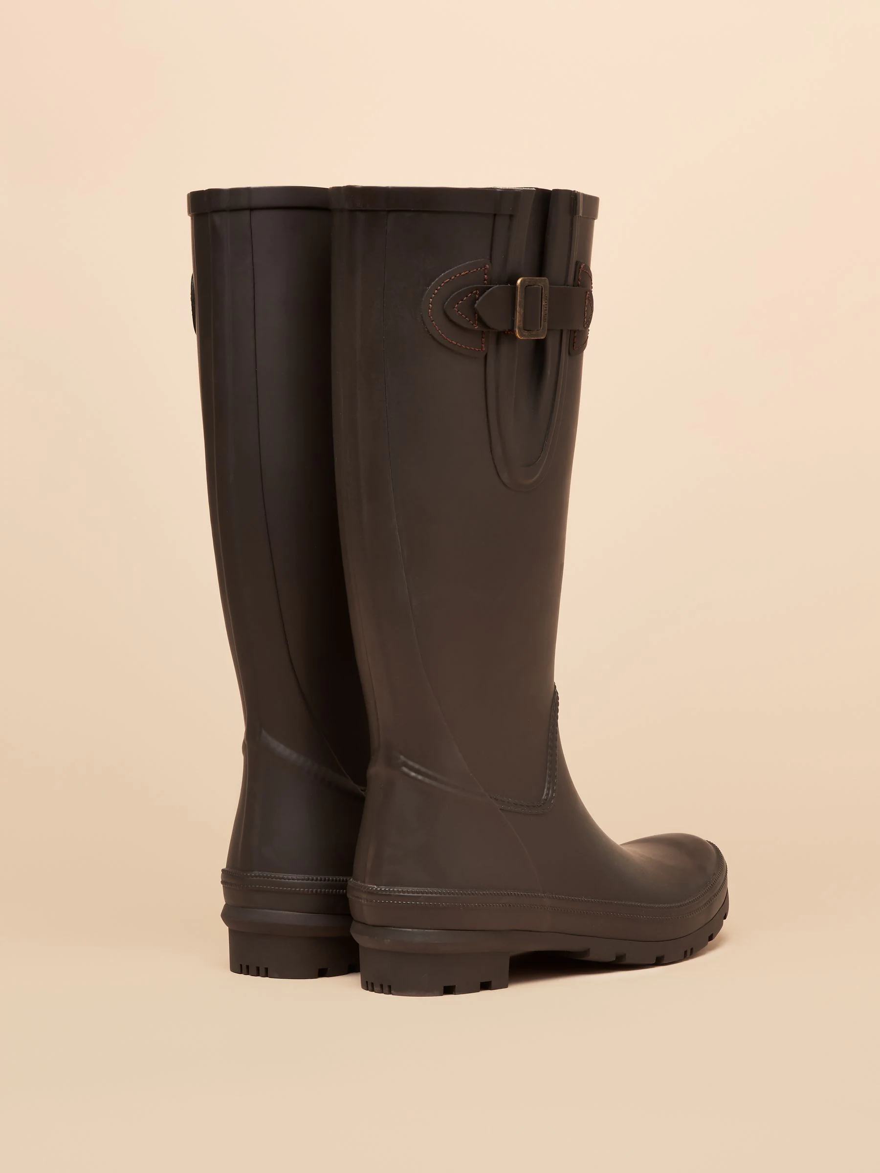 Chocoladebruin - Joules - Houghton lange verstelbare regenlaarzen