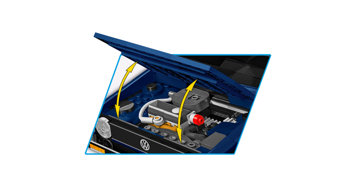 COBIVolkswagen Golf Cabriolet Constructiespeelgoed  (Schaal 1:12)