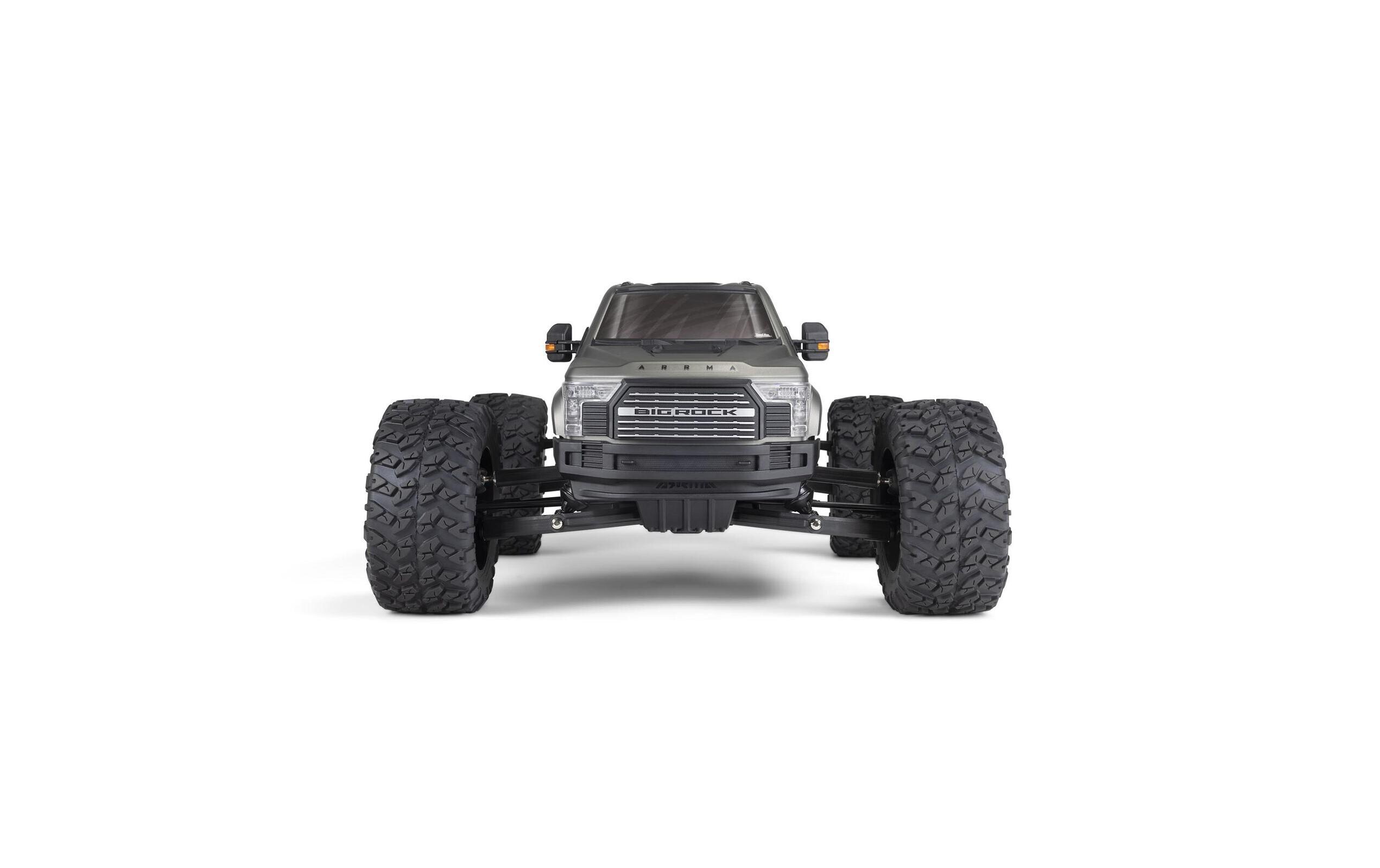 Monster Truck Big Rock 6S Grau, ARTR, 1:7<br>Crewcab Pick-Up Monstertruck mit brachialem 6S Brushless Antrieb