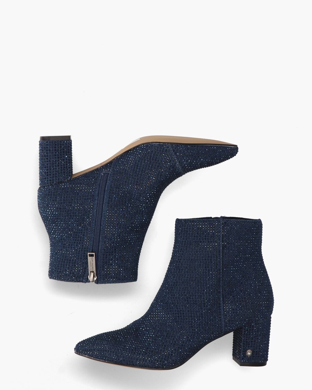 Kurt Geiger Burlington Ankle Boot Donkerblauw Dames Enkelboots