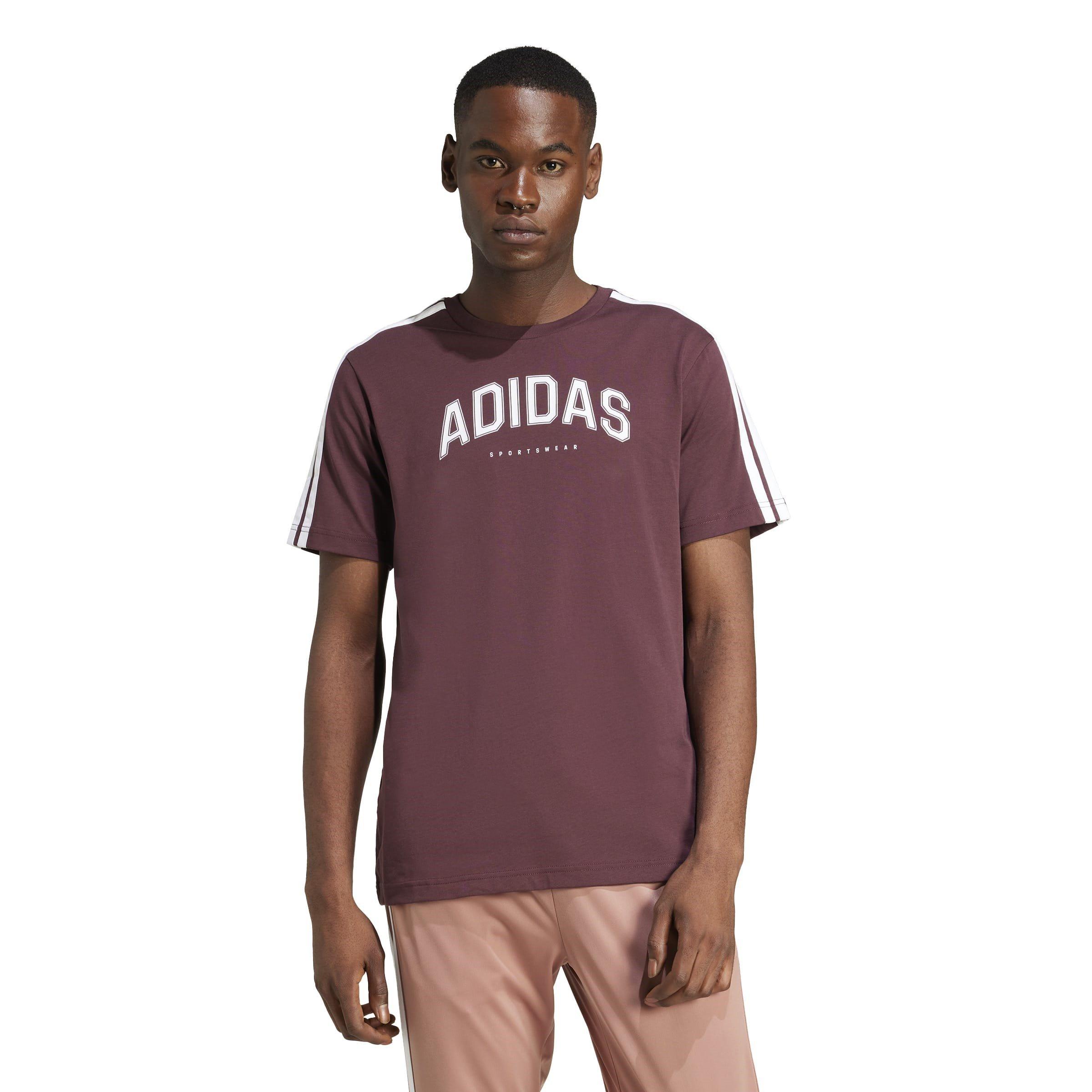 adidas Codes Collegiate Linear Graphic T Shirt Mens