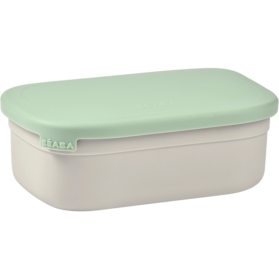 BEABA® Lunchbox aus Edelstahl - velvet grausalbeigrün