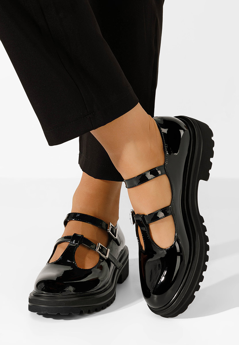 Chaussures casual femme noirs Jacinta