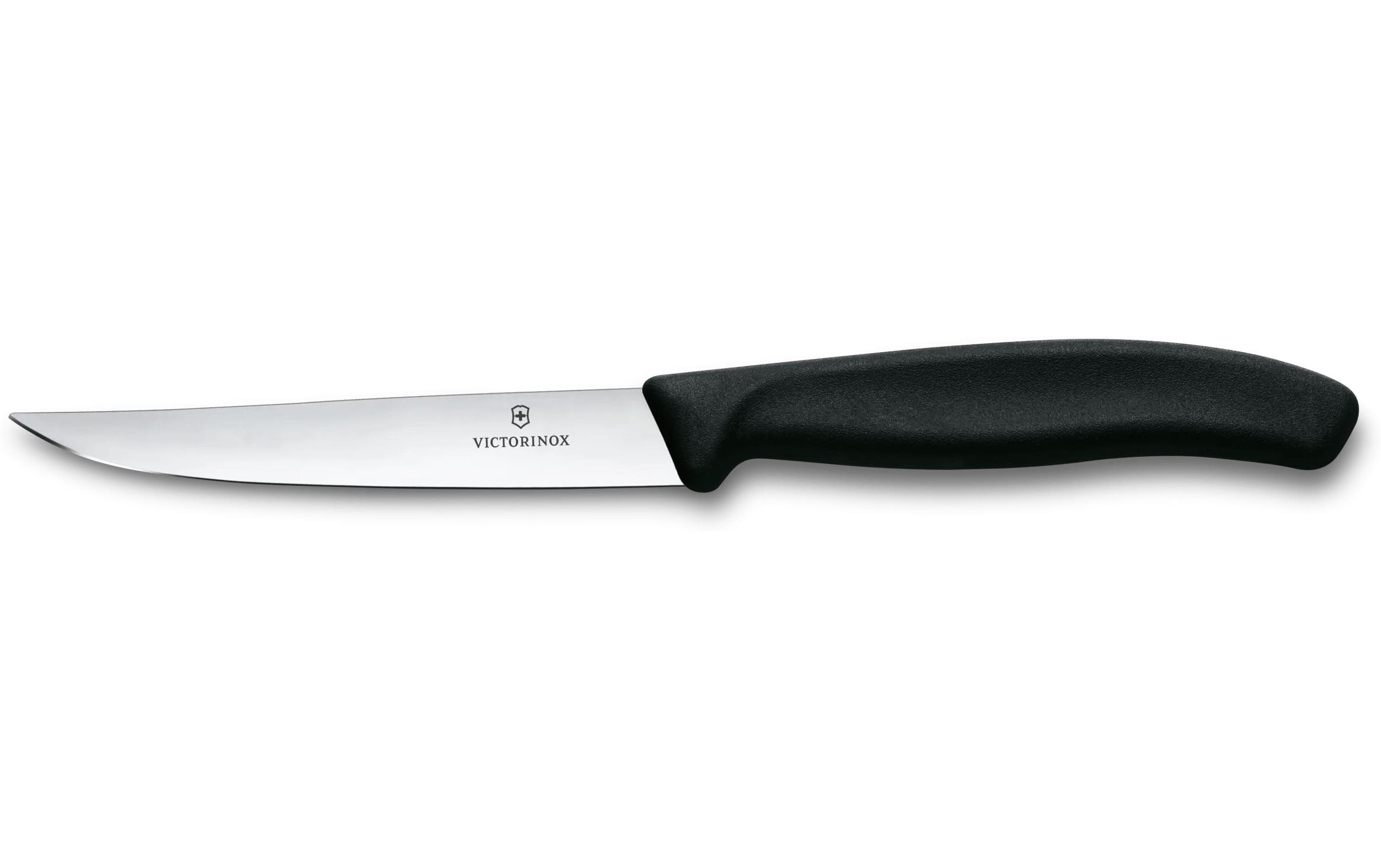 Steakmesser Swiss Classic, 11 cm, SchwarzSteakmesser mit ergonomischem Griff