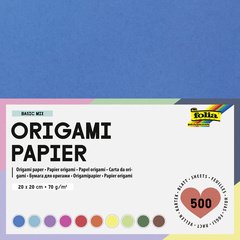 Feuille de papier à plier MINI, 50 x 50 mm
