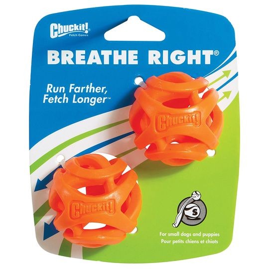 Chuckit - Breathe Right Fetch Ball Small 2 pk