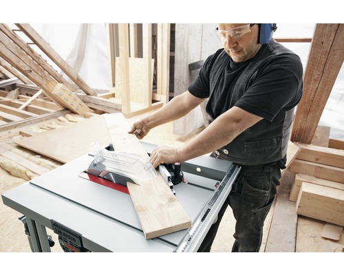 Bosch Professional GTS 10 J tafelzaag inclusief 1 x cirkelzaagblad (Optiline Wood, 254 x 2,8/1,8 x 30 mm, 24 tanden) en accessoires