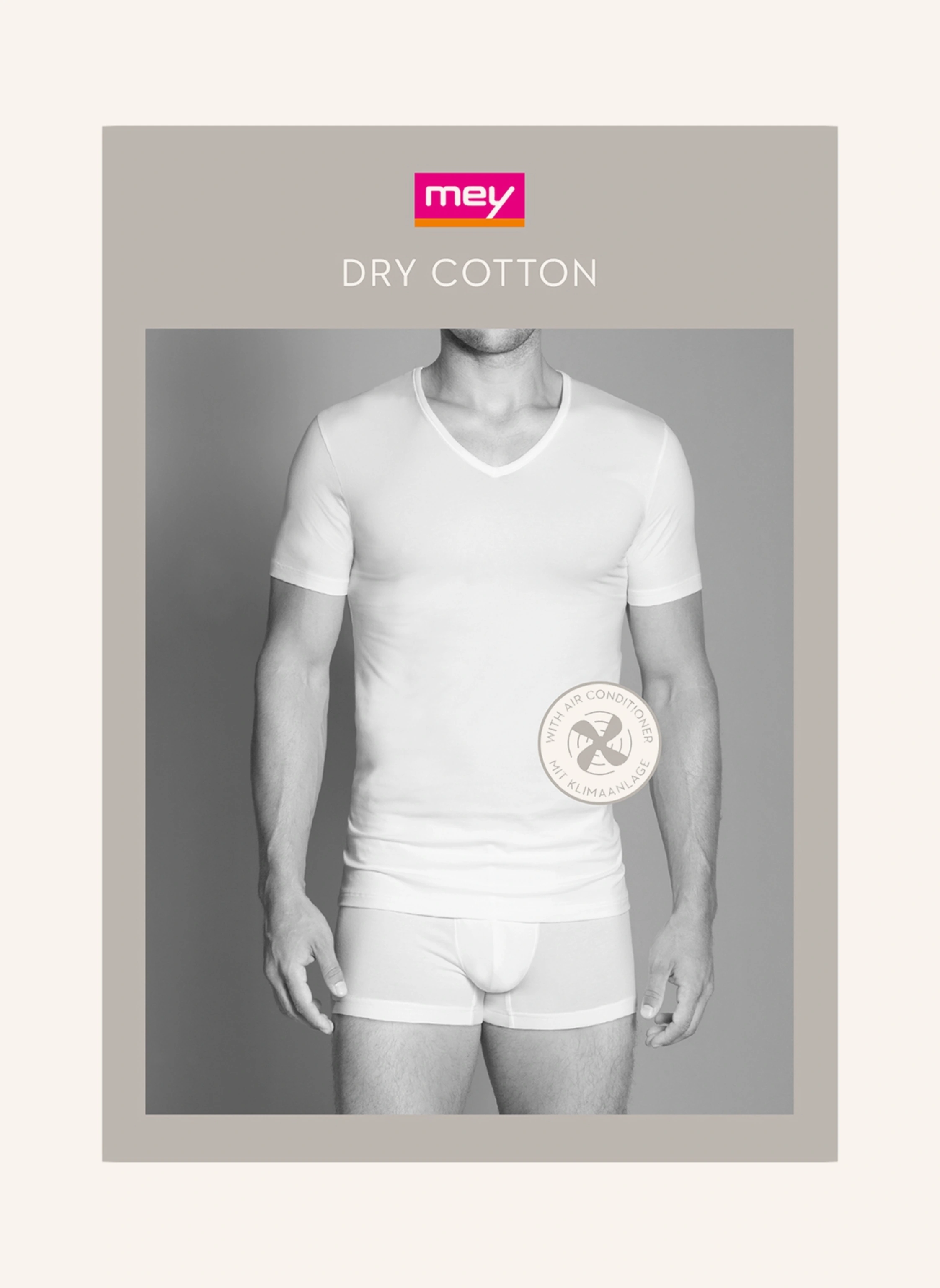 mey V-Shirt Serie DRY COTTON