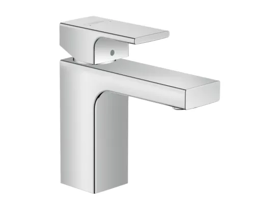 Mitigeur lavabo HANSGROHE Vernis Shape 100 Chromé avec tirette et vidage synthétique