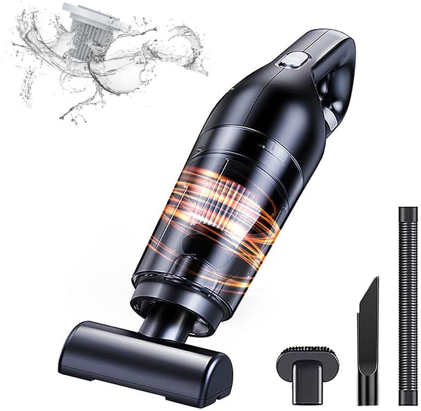 Aspirateur de table sans fil 5 en 1 rechargeable 12000PA noir Vendos85