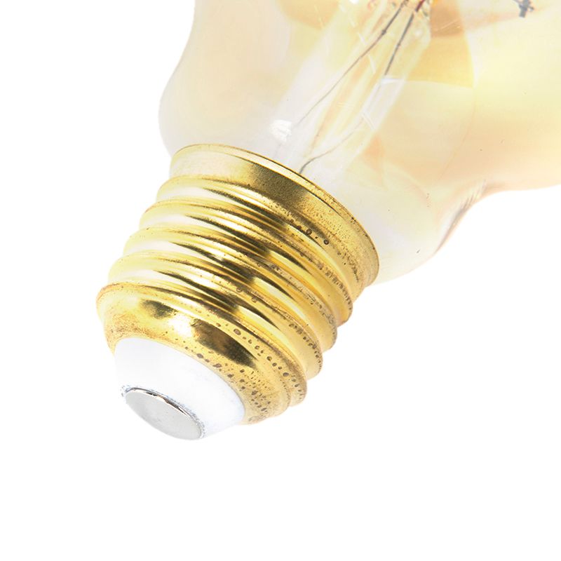 Set van 5 E27 dimbare LED lampen G95 goud 5W 380 lm 2200K