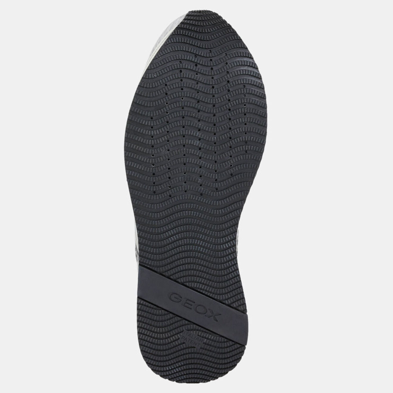 Geox Baskets en Cuir Kency gris/rose