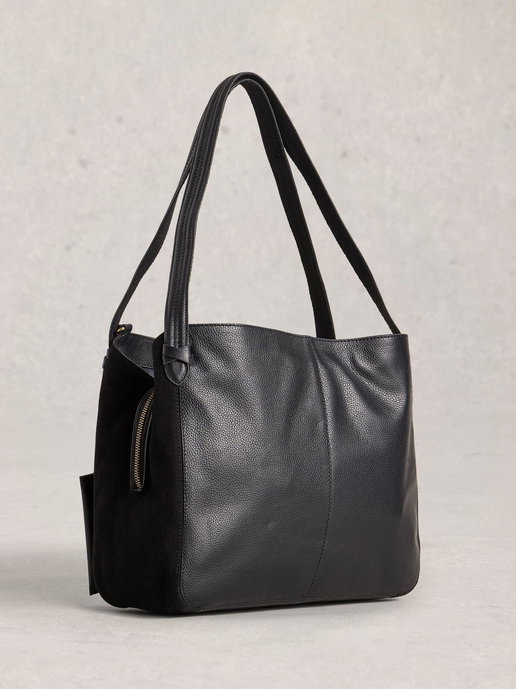 Zwart - White Stuff Hettie Leather Bag