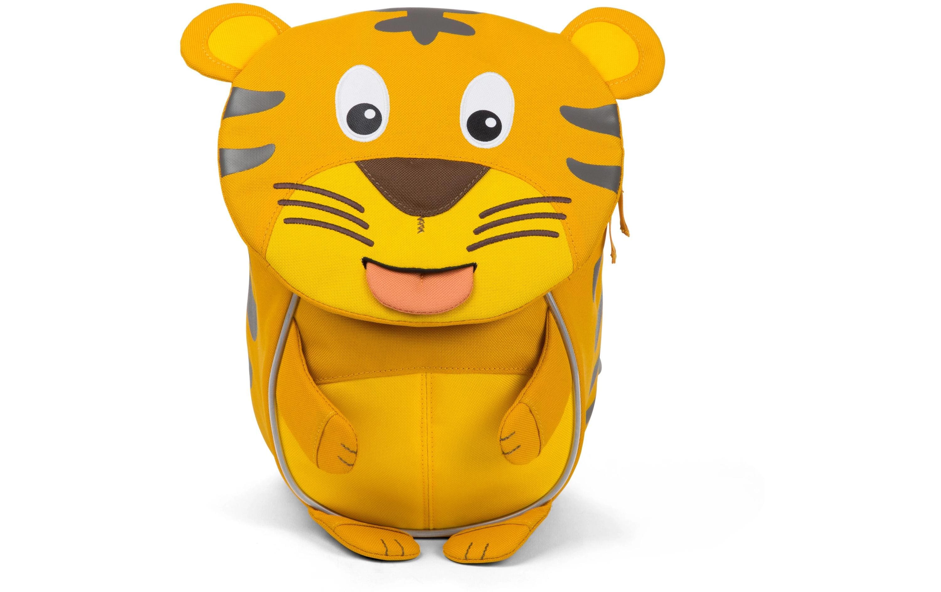 Rucksack Kleiner Freund Tiger 4 lKinderrucksack mit farbigen Druckpunkten an der Brustgurtschnalle