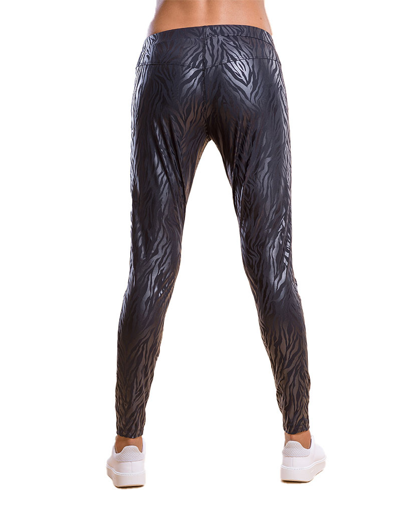 HBT BASICS INSOLITES - CRUZ PANTALON NOIR ZEBRA
