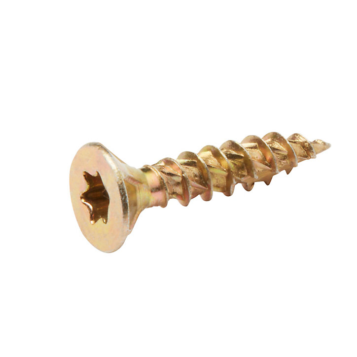 Vis à bois Turbodrive Premium torx zinguée jaune 4x20 mm - 500 pièces