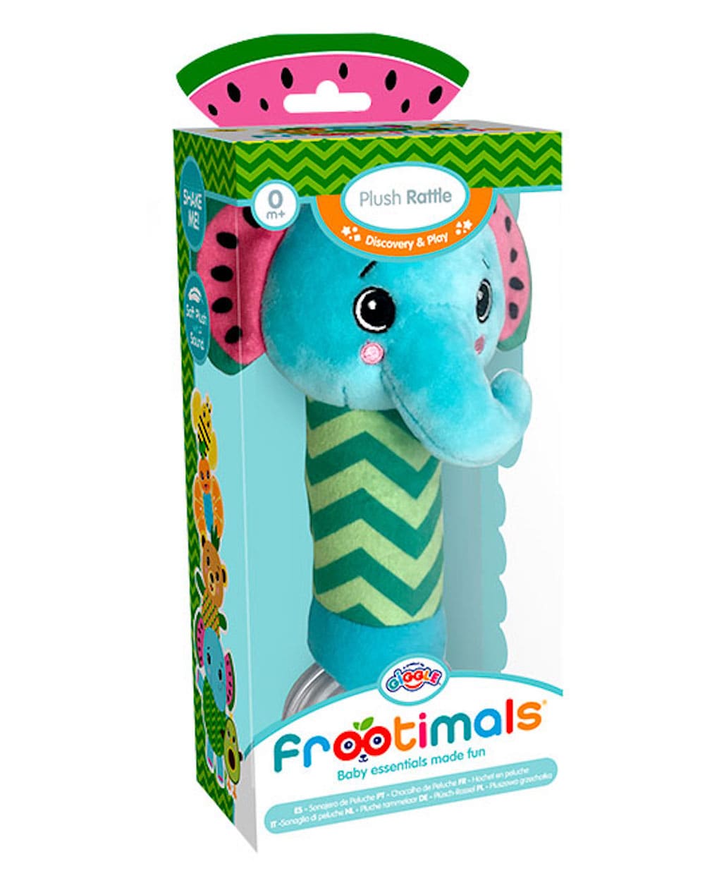 Babyrassel Plüschspielzeug Elefant