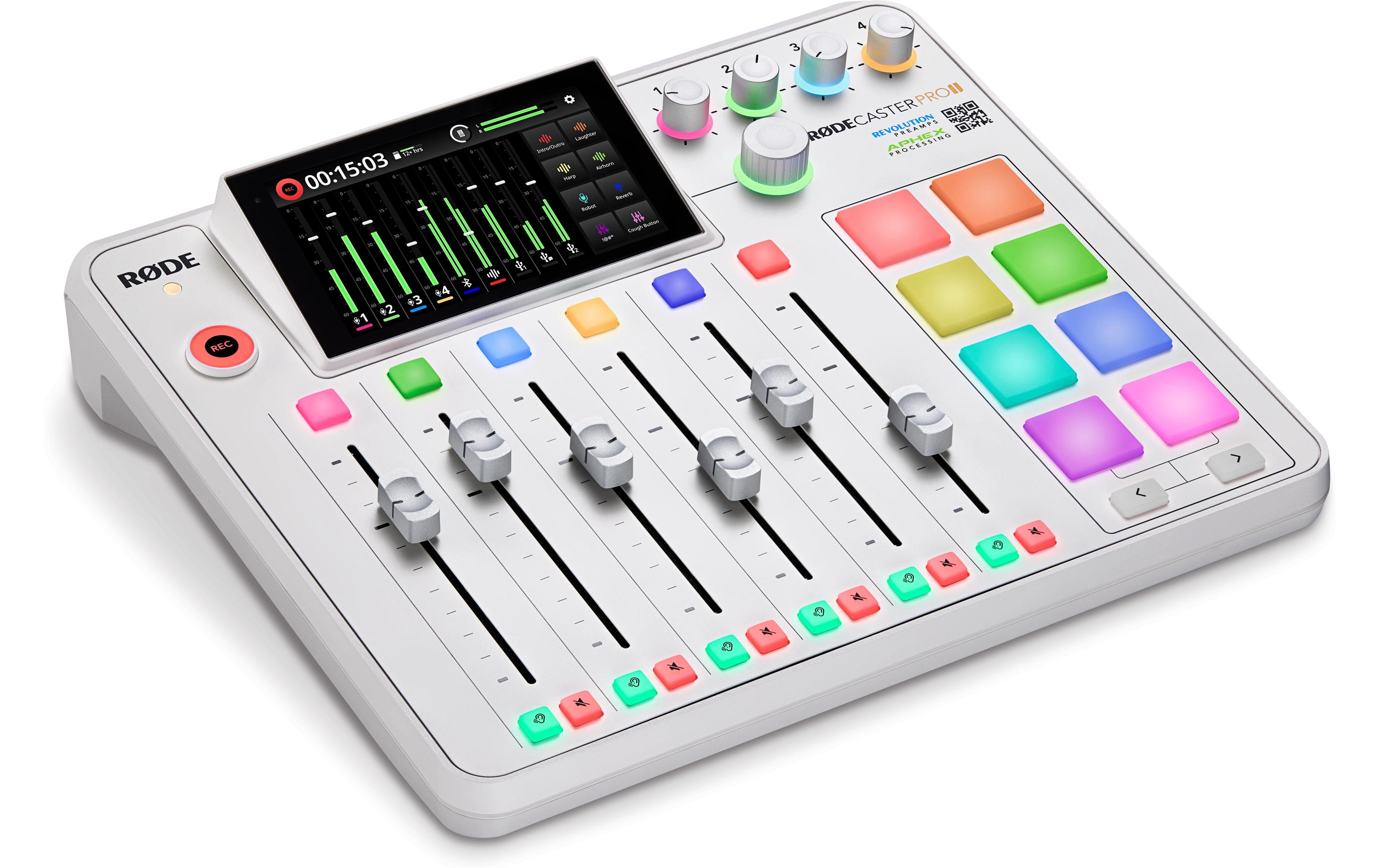 Mischpult RODECaster Pro II<br>Mischpult mit integriertem Audioproduktionsstudio