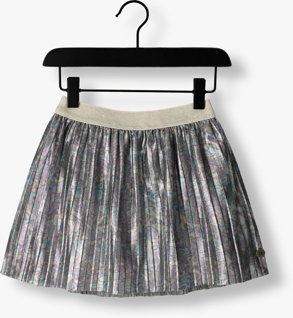 LIKE FLO metallic like flo pliss&eacute; rok metallic plisse skirt