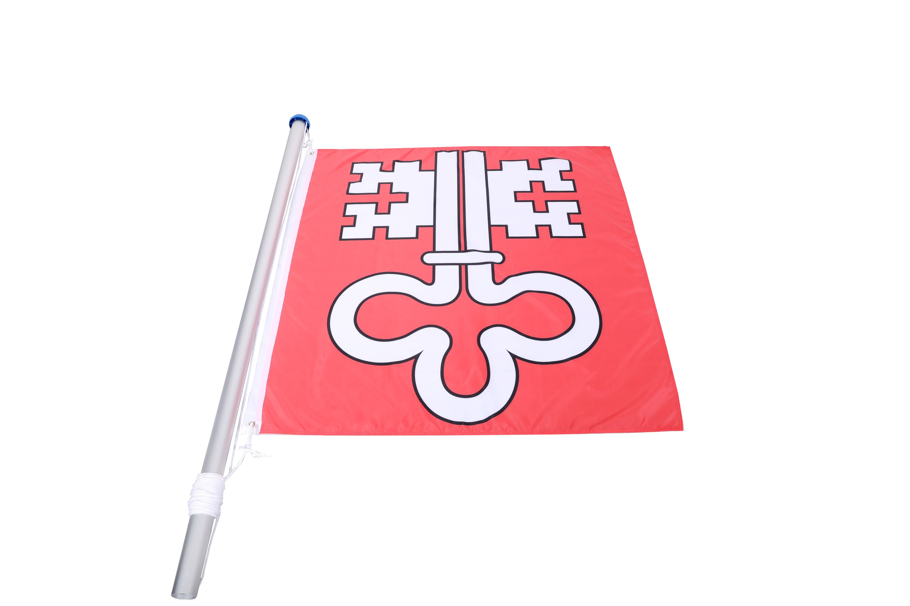 Kantonsflagge Nidwalden 120 x 120 cm