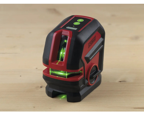 JC Schwarz Professionele Kruislijnlaser 25 m, Groene Laser incl. Accessoires
