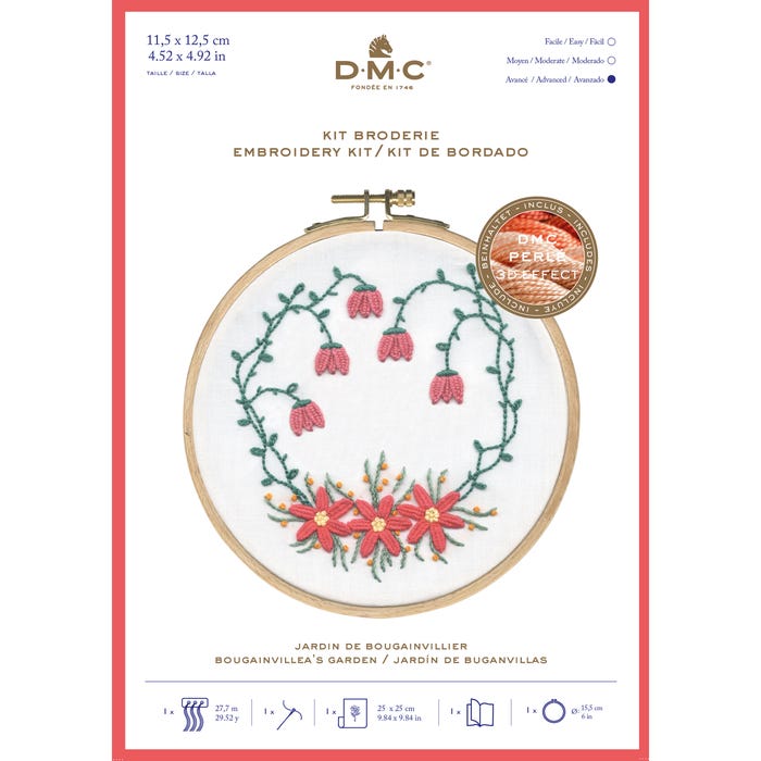 DMC-Borduurpakket bloemenkroon