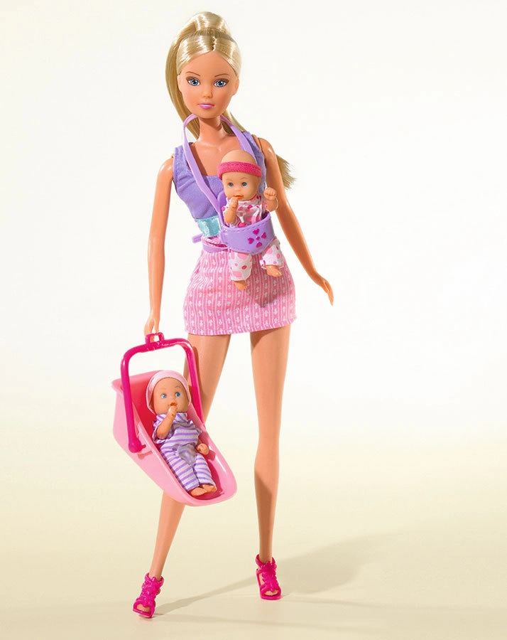 Puppe Steffi LOVE – BABYSITTER in pink/lila