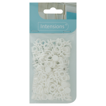 Intensions runner gordijnrail Basic wit 100 stuks