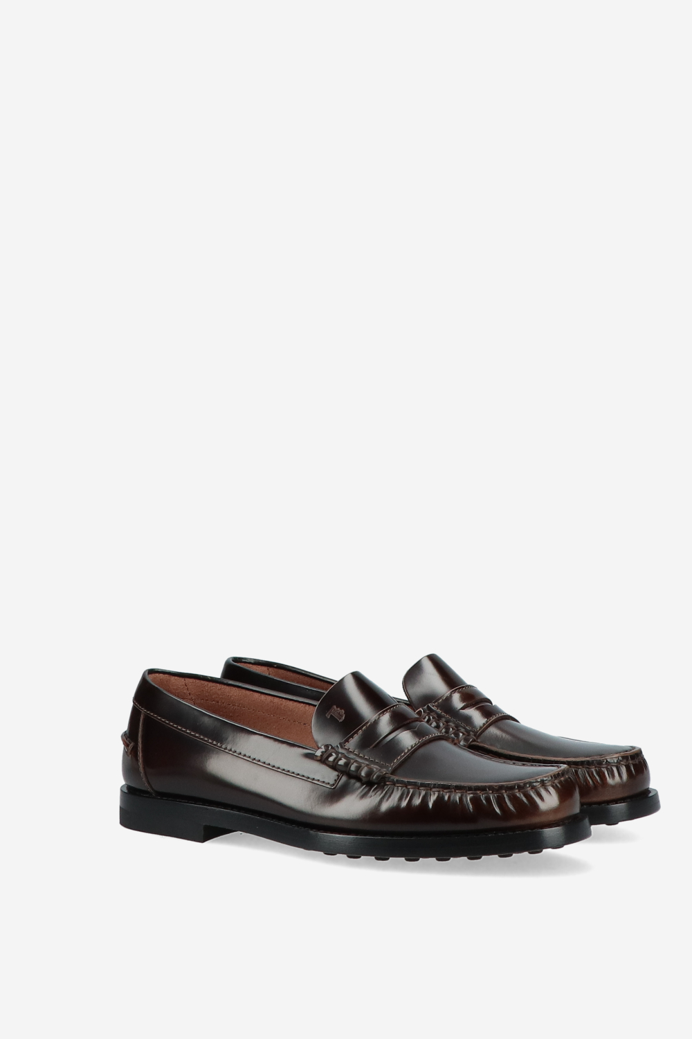 Penny leather loafers