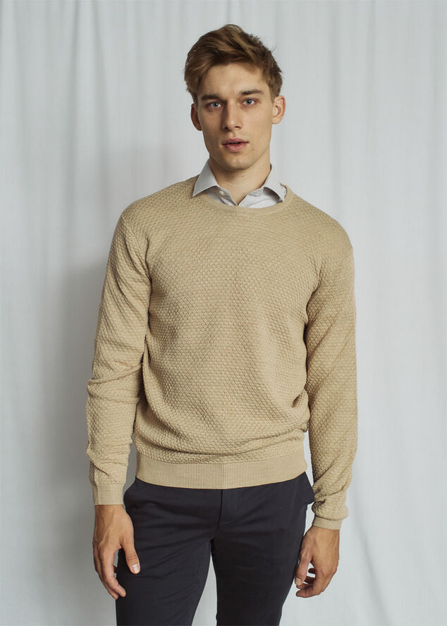 Bruun & Stengade BS Irving Regular Fit Knitwear Sand
