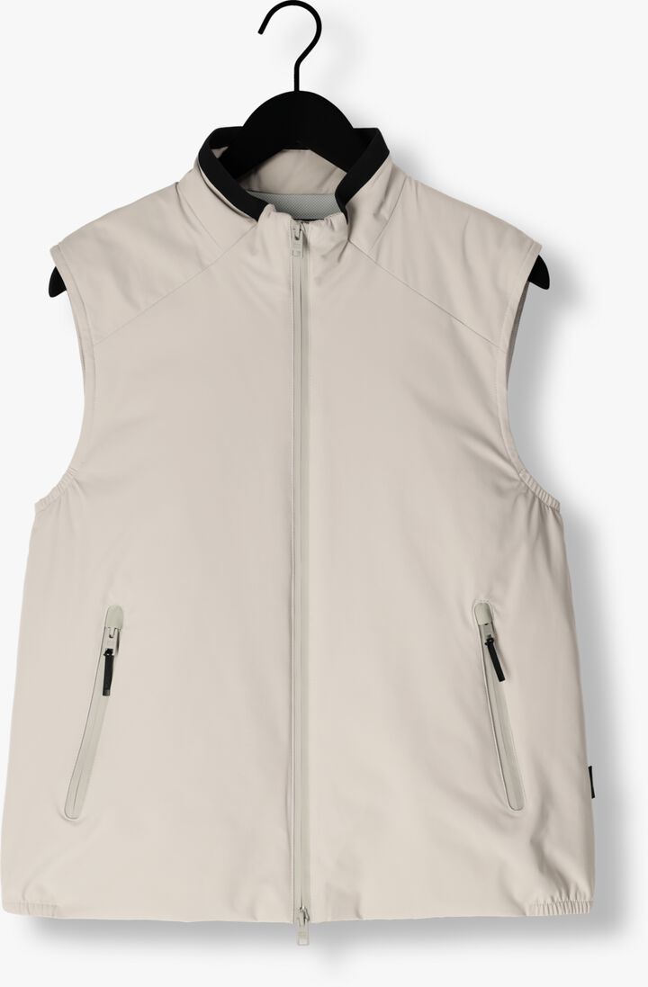 beige woolrich bodywarmer sailing 2 layers vest