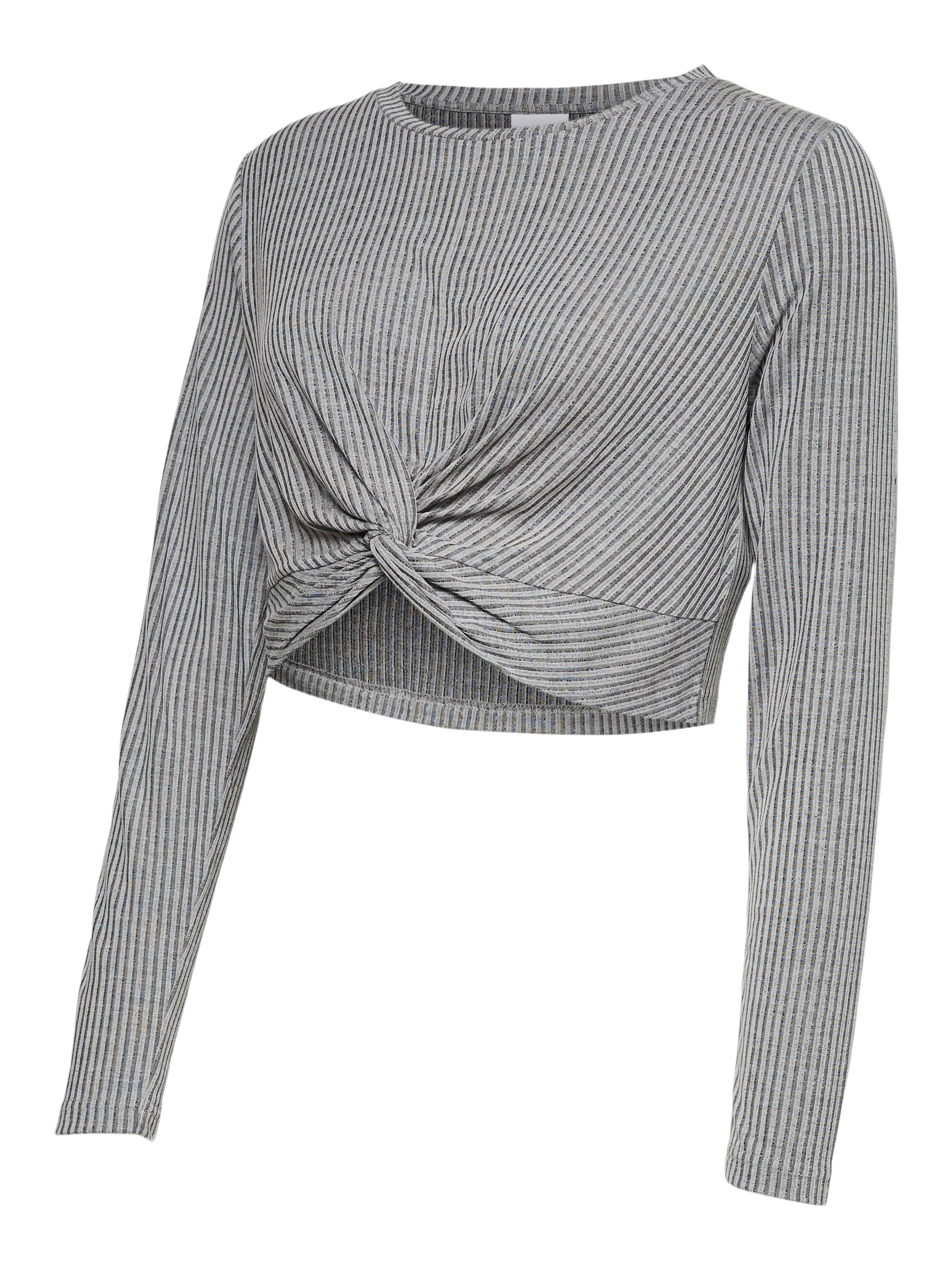 Cropped fit O-hals Top