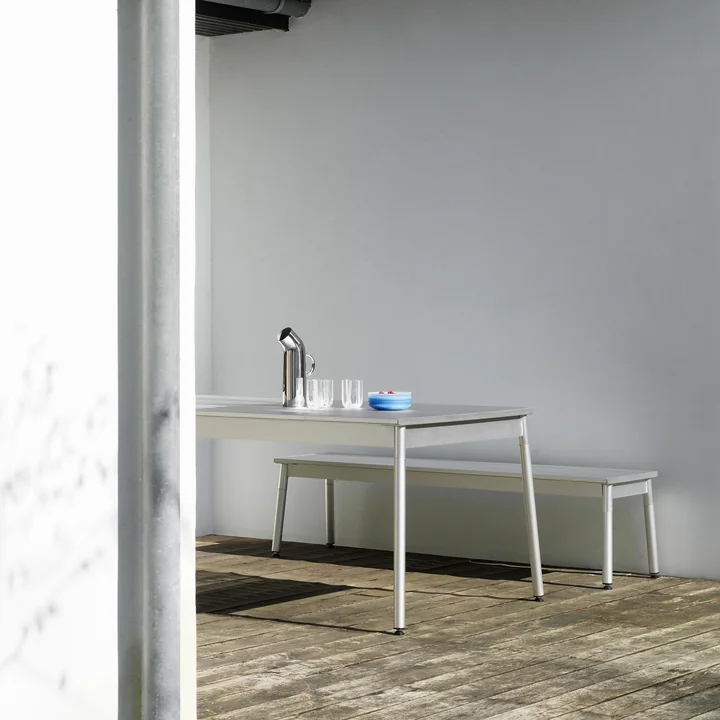 Normann Copenhagen - Ex Gartenbank, 173 x 42 cm, Aluminium